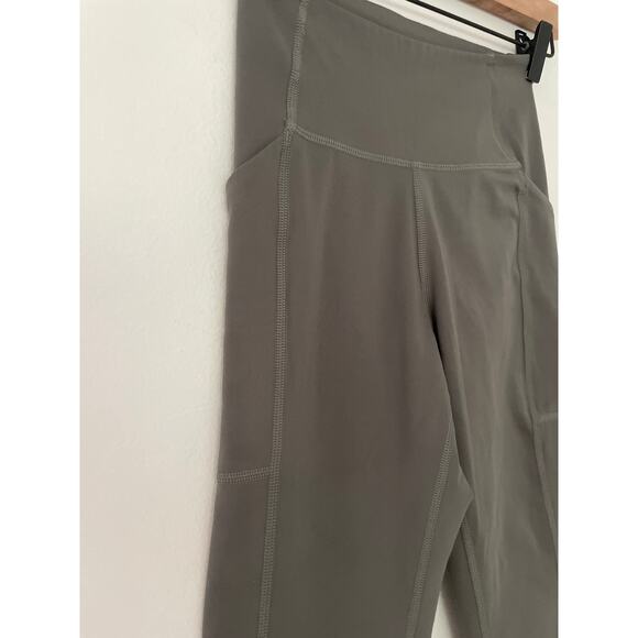 Girlfriend Collective Stash Pocket High Rise Leggings Size XS Green Olive - Picture 3 of 10